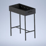 Мангал ножки труба 70см