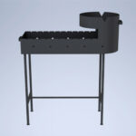 мангал с подказанником