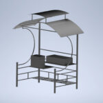 беседка с мангалом