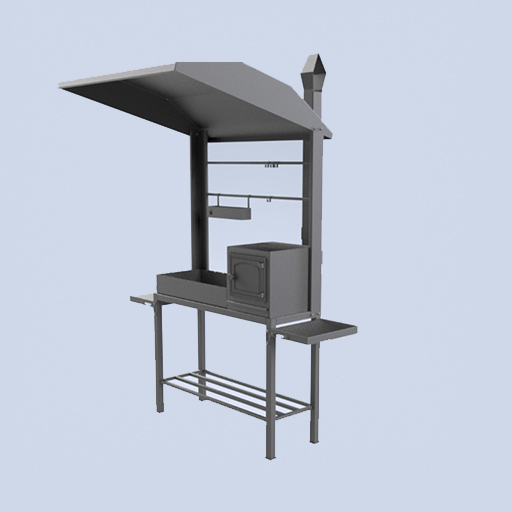 беседка с мангалом