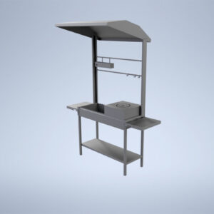 мангалы с крышей